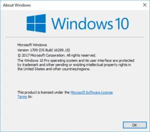 Windows 10 2017 1709