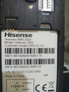 Hisense u965, U964 22-YC Firmware download