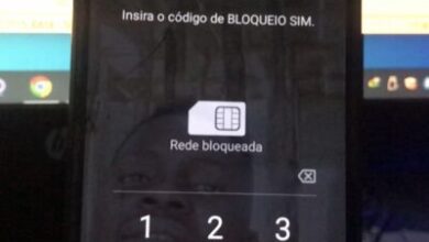 Celular com SIM bloqueado